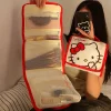 Kawaii Sanrio sac Hello Kitty Kuromi grande capacité pliant dessin animé sac de maquillage mignon voyage Portable cosmétiques brosse sac de rangement Kawaii Sanrio sac Hello Kitty Kuromi grande capacité pliant dessin animé sac de maquillage mignon voyage Portable cosmétiques brosse sac de rangement