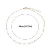 chaîne de cou couleur or pour femmes, style coréen, breloque pour fille, collier ras du cou en perles, chaîne de perles élégante, collier court de clavicule, cadeau