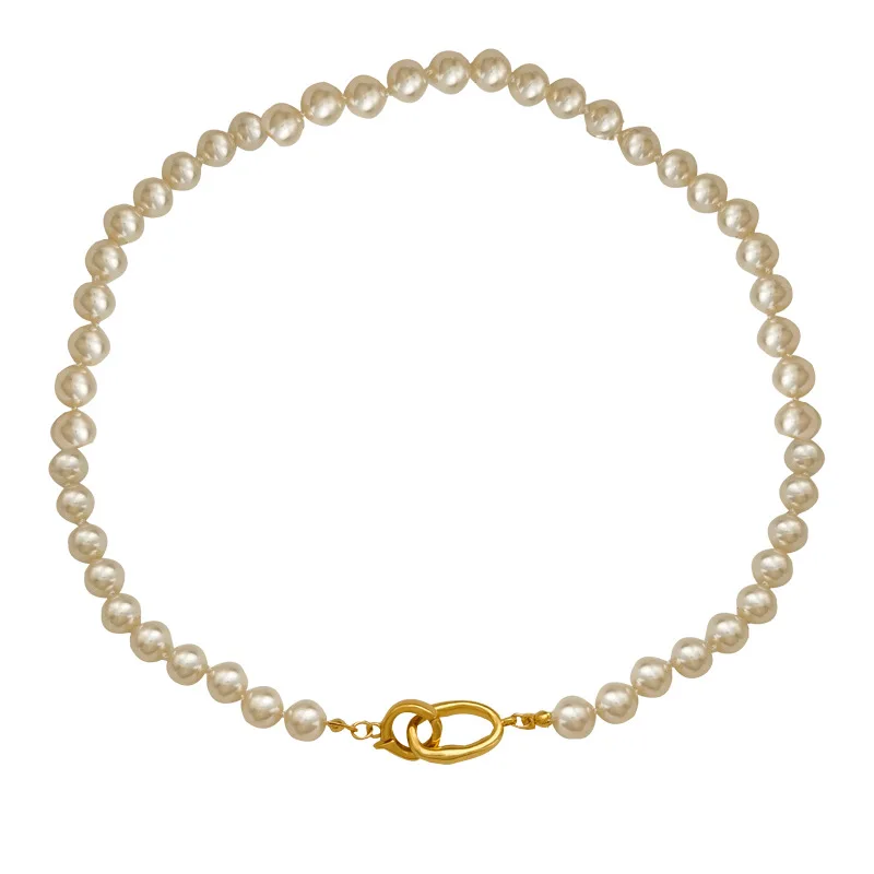 collier de perles simulées pour femmes, bijoux modernes, tempérament élégant, cadeaux féminins, accessoires de conception simple, tendance, nouveau, 2023 collier de perles simulées pour femmes, bijoux modernes, tempérament élégant, cadeaux féminins, accessoires de conception simple, tendance, nouveau, 2023
