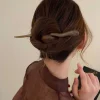 bâton de cheveux en bois élégant de style chinois pour femmes et filles, épingles à cheveux simples, fourchette à cheveux vintage hanfu cheongsam, accessoires pour cheveux