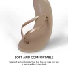 comwarm tongs d'été pour femmes, sandales de plage légères à la mode, pantoufles d'intérieur en caoutchouc pour la maison, pantoufles string basiques, 2024