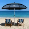 yuzhiyuan parasol de pêche, parasol, parasol de camping en plein air, durable multifonctionnel double couche pliable portable