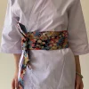 ceinture de style japonais sushi chinois restaurant serveur chef ceinture de taille rétro kimono corset taille obi robe ceinture sangles hanfu ceinture