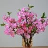 fausses fleurs de pêche artificielles, branche de prunier, décoration florale pour mariage, maison, vase de table