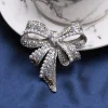 broches vintage à nœud papillon en perles et strass pour femmes, vêtements, manteau, corsage, accessoires, cadeaux