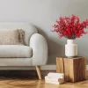 injpétales de fleurs de sakura artificielles, plantes en pot de jardin, scène de mariage, décoration de bouquet de maison bricolage, printemps, hiver, nouveau, long, 5 pièces
