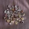 4 pièces Kaniu chanceux or argent Zircon fleur cristal 3D Nail Art décor breloques manucure accessoires fournitures décoration 4 pièces Kaniu chanceux or argent Zircon fleur cristal 3D Nail Art décor breloques manucure accessoires fournitures décoration