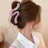 nouvelle pince ondulée en perles haut de gamme, pince requin, grande pince à cheveux, pince à cheveux arrière de la tête, accessoire pour cheveux, 1 pièce