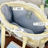 nouveau y2k mignon japonais ita sac lolita fille transparent épaule fourre tout sac grande capacité bandoulière sac décontracté bricolage affichage sacs à main