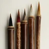 Pinceau traditionnel chinois en bambou avec poils de loup, pour calligraphie, pratique de la peinture Pinceau traditionnel chinois en bambou avec poils de loup, pour calligraphie, pratique de la peinture