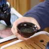 service à thé semi automatique, service à thé chinois en céramique, tasse à thé en argile violette, service à théière kung fu, 8 pièces