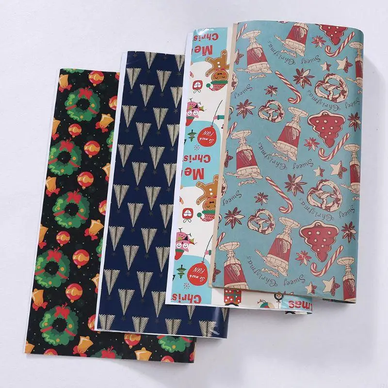 papier d'emballage noël 367a, 6 pièces, cadeau, emballage flocons neige, décor d'enveloppe bonhomme neige du papier d'emballage noël 367a, 6 pièces, cadeau, emballage flocons neige, décor d'enveloppe bonhomme neige du