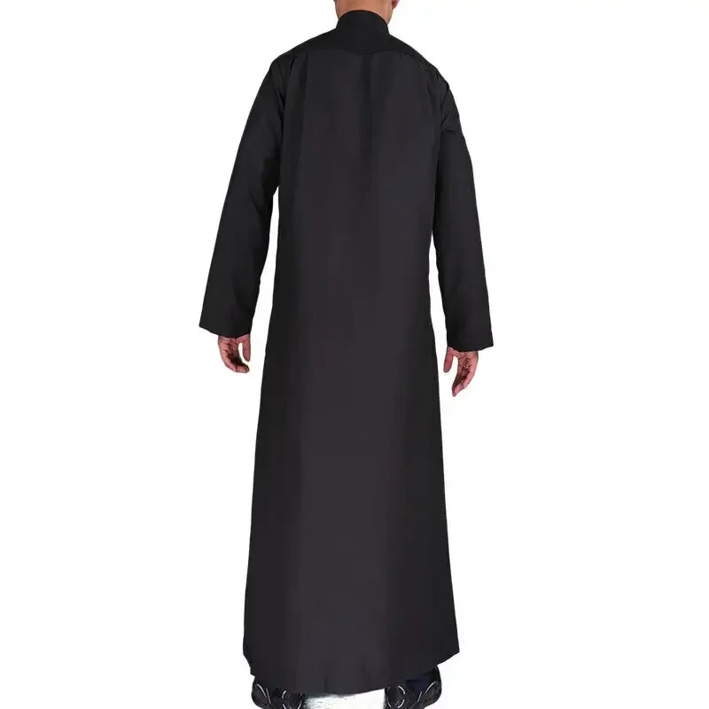 hommes décontracté caftan ample musulman thobe jubba dishdasha thawb robe islamique abaya arabe couleur unie robe hommes décontracté caftan ample musulman thobe jubba dishdasha thawb robe islamique abaya arabe couleur unie robe