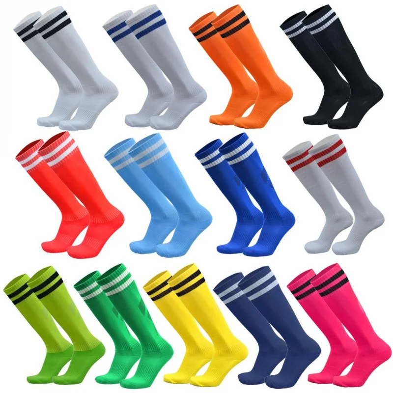 1 Paire de Chaussettes Longues de Sport en Coton et Spandex pour Enfants, Au-dessus du Genou, pour le Football, le Baseball, le Hockey, les Sports de plein air 1 Paire de Chaussettes Longues de Sport en Coton et Spandex pour Enfants, Au-dessus du Genou, pour le Football, le Baseball, le Hockey, les Sports de plein air