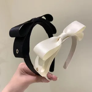 Bandeau à Double nœud en tissu coréen pour femmes, nouvelle mode Simple, lavage des cheveux, couvre-chef pour dames, accessoires pour cheveux