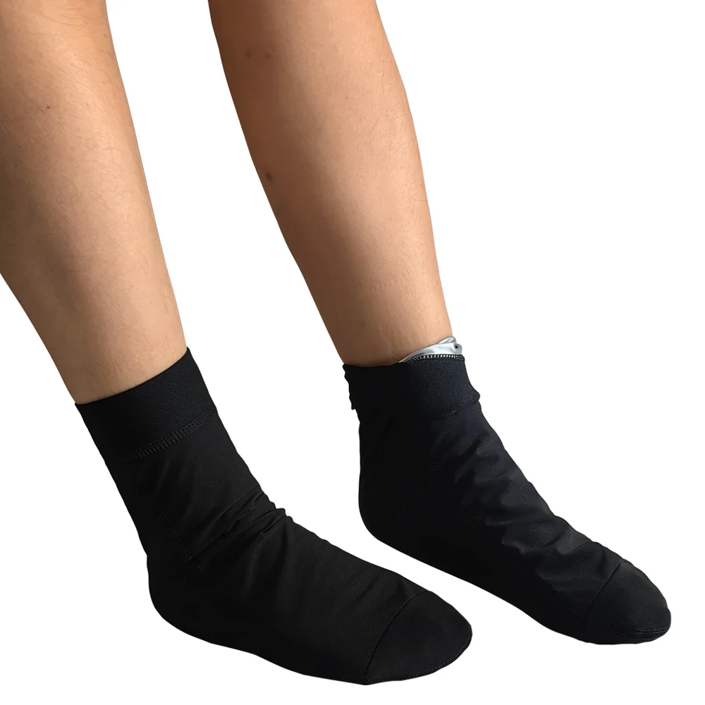 1 paire de chaussettes de sauna pour perte de poids et transpiration, chaussettes thermiques chaudes pour brûler les graisses, vêtements modelants pour les pieds, prévention des fissures des pieds 1 paire de chaussettes de sauna pour perte de poids et transpiration, chaussettes thermiques chaudes pour brûler les graisses, vêtements modelants pour les pieds, prévention des fissures des pieds