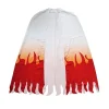 rengoku kyojflats cosplay kimono uniforme avec leggings, anime demon slayer, everak kimetsu no yaiba cape, tenue de ixpour enfants et adultes