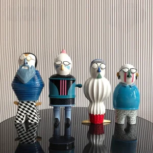 Sculpture nordique abstraite pour décoration de maison, décoration de bureau, Art moderne, décoration japonaise, Sculpture en résine, cadeaux de noël