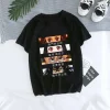 t shirt pour femmes, dessin animé japonais demon slayer, kimetsu no yaiba nezuko, tanjirou kamado graphique y2k, vêtements hauts