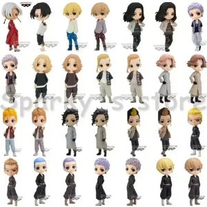 Bandai-Q Posket TakRevengers Anime Figure Jouets pour Enfants, IZANA, KUROKAWA, Sano Manjiro Action, Original, Cadeaux d&rsquo;anniversaire