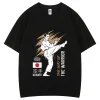 Classique japonais karaté Art Martial coton t-shirt Unique Sports de plein air confortable respirant impression hauts Harajuku chemise décontractée Classique japonais karaté Art Martial coton t-shirt Unique Sports de plein air confortable respirant impression hauts Harajuku chemise décontractée