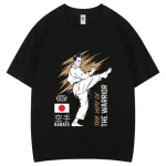 Classique japonais karaté Art Martial coton t-shirt Unique Sports de plein air confortable respirant impression hauts Harajuku chemise décontractée Classique japonais karaté Art Martial coton t-shirt Unique Sports de plein air confortable respirant impression hauts Harajuku chemise décontractée