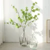 plante artificielle japonaise suspendue, 100cm, horloge, feuille verte, plante verte, cheval, bois ivre, accessoires de décoration pour la maison