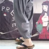 pantoufles japonaises geta en bois pour hommes et femmes, sabots à plateforme à deux dents, sandales de samouraï, chaussures de cosplay, tongs à fond épais