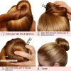 Épingles à cheveux en spirale, pointes rondes anti rayures, épingle à cheveux à vis torsadée pour femmes, style de cheveux pour chignon, bricolage noir, 10 pièces/paquet
