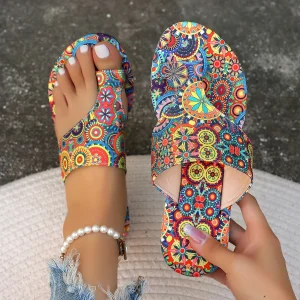 Femmes pantoufles bohème fleur motif sandales décontracté chaussures légères tongs mode grande taille pantoufles maison diapositives femmes Femmes pantoufles bohème fleur motif sandales décontracté chaussures légères tongs mode grande taille pantoufles maison diapositives femmes