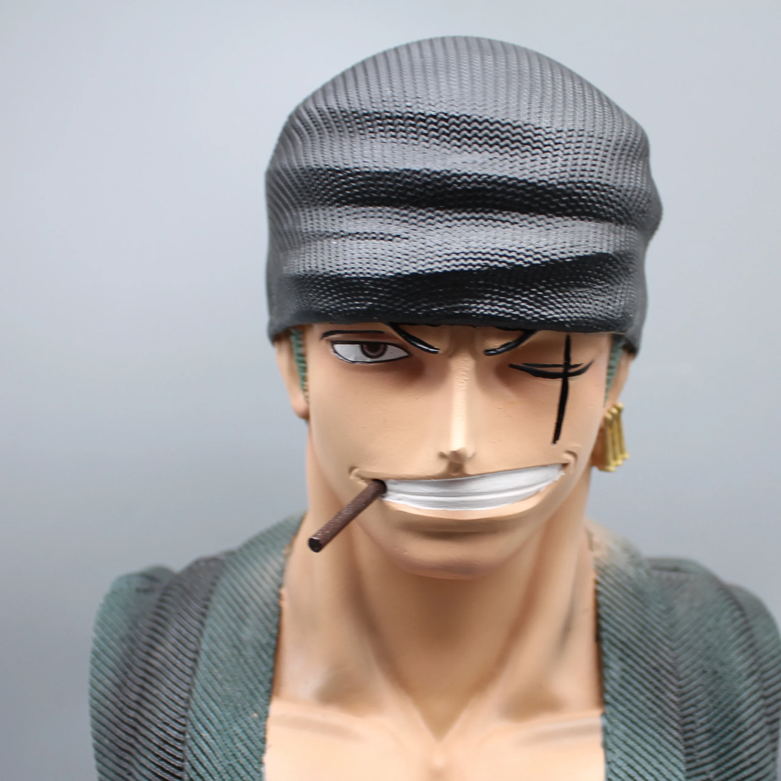 roronoa zoro anime bust action figure modèle, grande statue collection, décoration de bureau, ornement jouets, cadeaux garçons, 37.5cm, 1 pc roronoa zoro anime bust action figure modèle, grande statue collection, décoration de bureau, ornement jouets, cadeaux garçons, 37.5cm, 1 pc