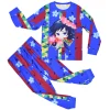 demon slayer t shirt pantalon anime enfant en bas âge garçons vêtements enfants kamado tanjirou printemps pyjamas à manches longues filles ensemble de vêtements de nuit décontractés