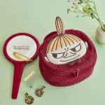 Moomin – sac à cosmétiques en peluche brodé pour Magazine japonais, sac de rangement pour petits articles divers, sac à main pour étudiant