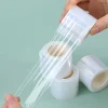 film de tatouage rond transparent, couverture en plastique, fournitures pour les yeux et les lèvres, 1 rouleau