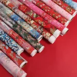 Matériel artistique Style japonais papier d’emballage cadeau motif Sakura 42*58 cm papier artisanal papier Origami découpé exercice de créativité