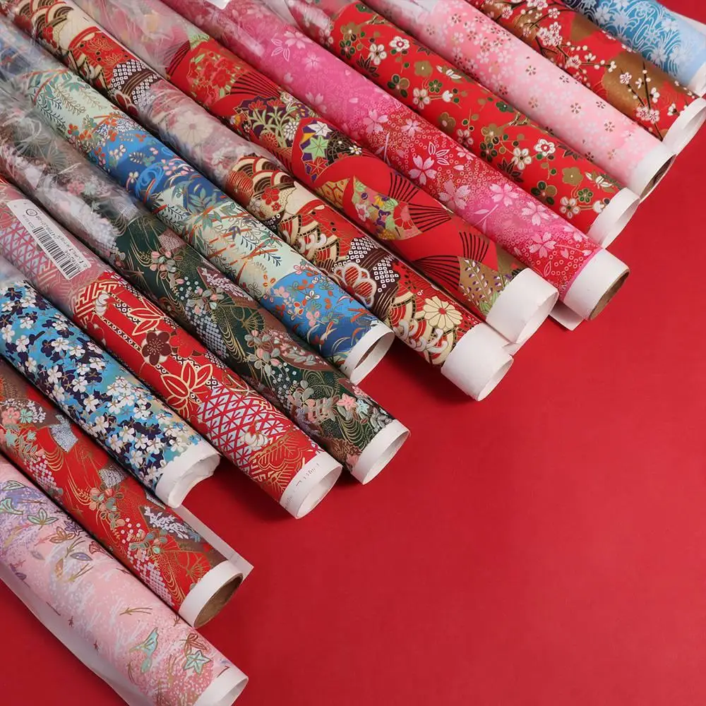 Matériel artistique Style japonais papier d’emballage cadeau motif Sakura 42*58 cm papier artisanal papier Origami découpé exercice de créativité Matériel artistique Style japonais papier d’emballage cadeau motif Sakura 42*58 cm papier artisanal papier Origami découpé exercice de créativité