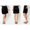 jupe femme taille élastique demi glissement jupon jupes sous jupe dame crinoline lait soie blanc dentelle banlieue bureau jupe