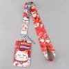 Lanières de cou chat porte-bonheur japonais, mignon, pour clés, porte-clés, porte-Badge, carte d’identité, carte de crédit, corde de suspension, accessoires Lariat Lanières de cou chat porte-bonheur japonais, mignon, pour clés, porte-clés, porte-Badge, carte d’identité, carte de crédit, corde de suspension, accessoires Lariat