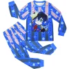 demon slayer t shirt pantalon anime enfant en bas âge garçons vêtements enfants kamado tanjirou printemps pyjamas à manches longues filles ensemble de vêtements de nuit décontractés