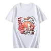 blue archive neru t shirt d'été en coton pour homme, t shirt à manches courtes, cool cartoon, vêtements blancs de haute qualité, t shirt à col rond, t shirt mignon