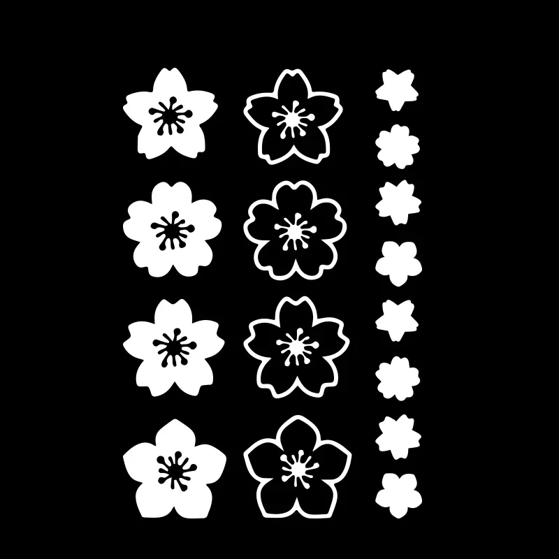 autocollant de fleurs de sakura pour voiture, décalcomanies en vinyle, autocollant pour ordinateur portable, décoration de fenêtre de pare brise, accessoires externes, aucune fleur autocollant de fleurs de sakura pour voiture, décalcomanies en vinyle, autocollant pour ordinateur portable, décoration de fenêtre de pare brise, accessoires externes, aucune fleur