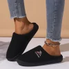 Pantoufles de Maison en Peluche Douces et Confortables, Antidérapantes, pour Homme et Femme Pantoufles de Maison en Peluche Douces et Confortables, Antidérapantes, pour Homme et Femme