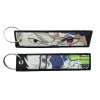 porte clés cool anime brodé prédire tag pour femmes, porte clés de voiture japonaise, accessoires de bijoux à la mode, cadeaux