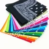 bandana hip hop pour hommes et femmes, bandeaux de sauna en plein air, bandeaux de cheveux, écharpes de poignet, accessoires pour cheveux, mode, haute qualité, 23 styles