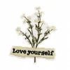 style bohème couleur claire broderie fer sur patchs pour vêtements fleurs bouquet applique amour lettre badge décor textile de maison