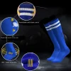 1 paire de chaussettes longues de sport en coton et spandex pour enfants, au dessus du genou, pour le football, le baseball, le hockey, les sports de plein air