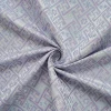 tissu jacquard à motif wanji bleu violet, gilet de style ethnique, robe de style tang, boîte à bijoux, tissu tissé coloré