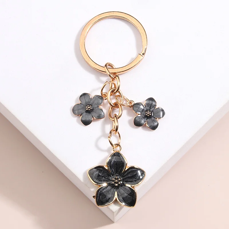 porte clés plante mignon sakura fleur, en émail, pour femmes et filles, accessoire de sac à main, clés de voiture, bricolage, bijoux doux, cadeaux porte clés plante mignon sakura fleur, en émail, pour femmes et filles, accessoire de sac à main, clés de voiture, bricolage, bijoux doux, cadeaux
