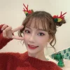 accessoire de cheveux mignon, décoration de noël, épingle à cheveux de fête, couvre chef kawaii, ornement, cadeaux d'anniversaire et du nouvel an, 2025