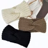 bandeau tricoté avec protection des oreilles, accessoires pour cheveux chauds et à la mode pour l'automne et l'hiver, 3/1 pièces